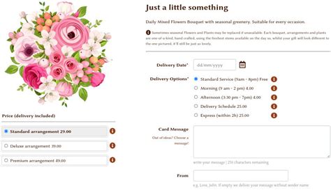 how to order flowers for someone in another state